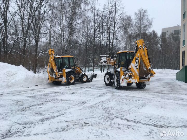 Услуги, аренда экскаватора погрузчика JCB трактора