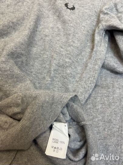 Винтажный джемпер Fred Perry из Италии, оригинал