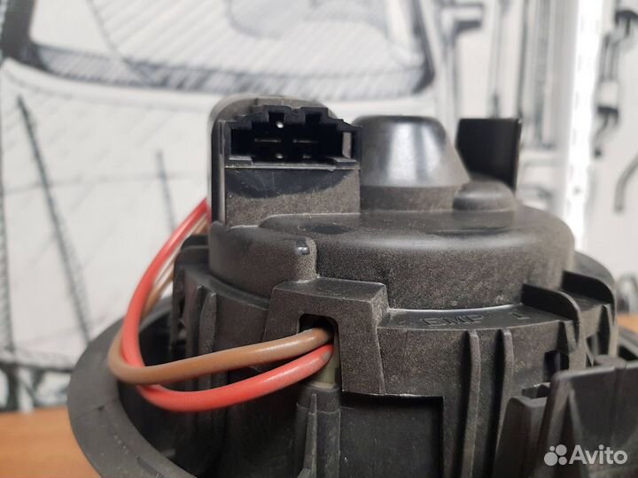 Моторчик печки renault