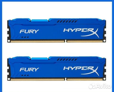Kingston HyperX fury Blue CL9 DDR3 2x4096MB
