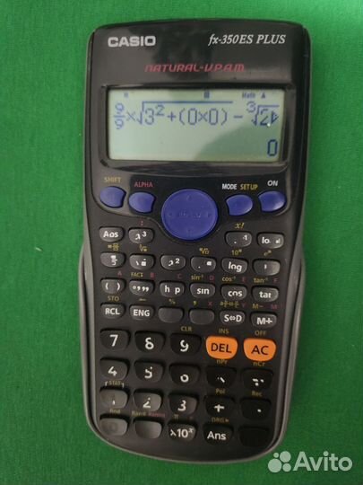 Инженерный калькулятор с дробями и перемещ. casio