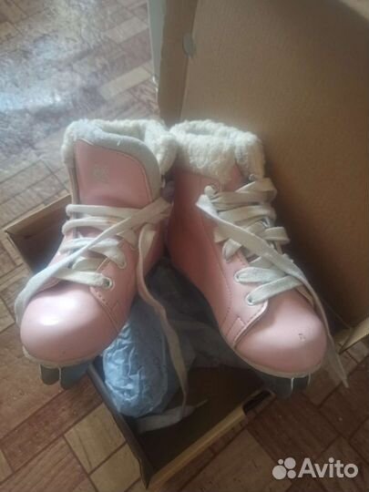 Коньки для девочки двухполозные