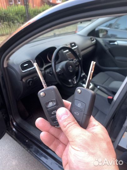 Выкидной ключ Volkswagen (с программированием)