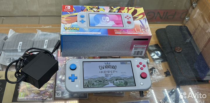 Nintendo Switch Lite pokemon edition, прошитая