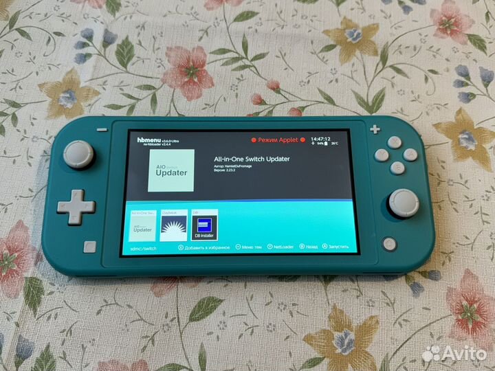 Nintendo switch lite прошитая чип