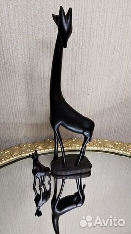 Статуэтки Жираф черное дерево Африка