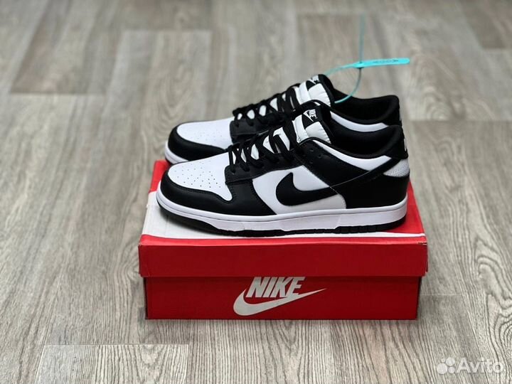 Кроссовки Nike Dunk Low Black White (36-45)