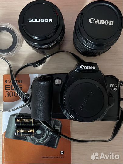 Зеркальный (пленочный) фотоаппарат Canon EOS3000