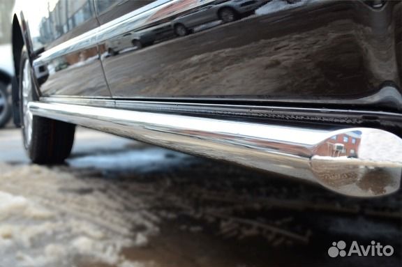 Защита порогов Transporter Т5 длинная база