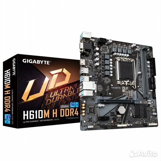 Материнская плата LGA1700 gigabyte H610M H DDR4