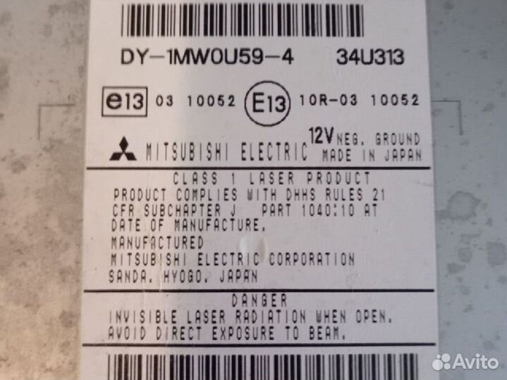 Штатная магнитола на митсубиси асх 2012г