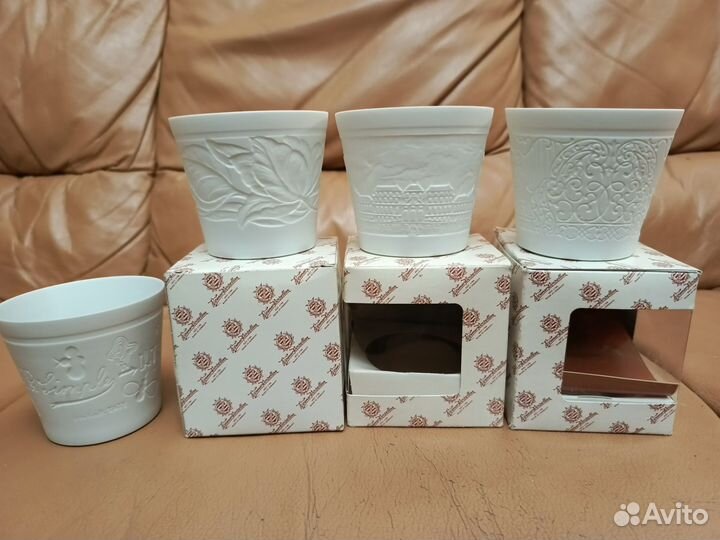 Подсвечник бисквитныей фарфор Weimar германия