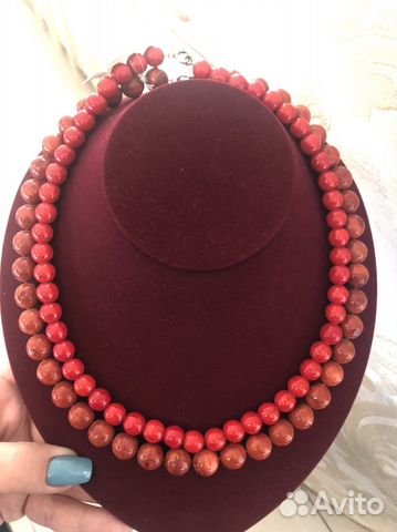 Ожерелье коралл