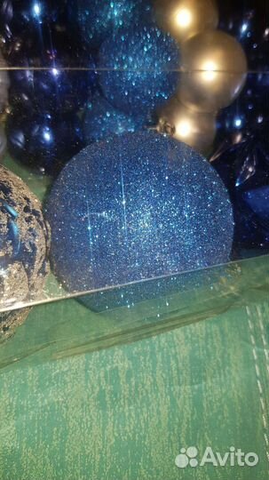 Набор ёлочных шаров 30 шт и бусы