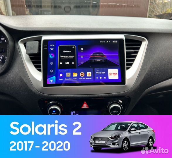 Штатная андроид магнитола Teyes Solaris 2 17-20