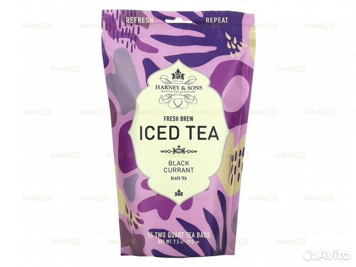 Fresh Brew Iced Tea, чай со льдом из черной смород