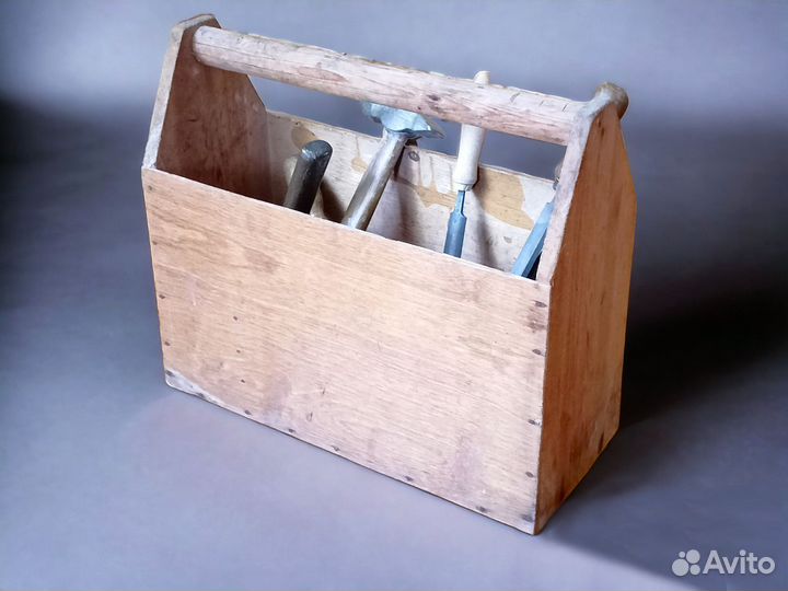 Ящик деревянный для инструмента СССР