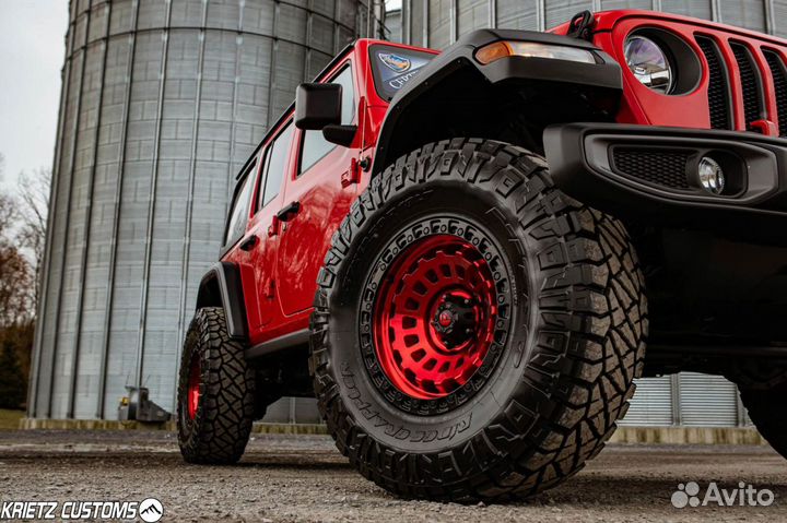 Диски Fuel Zephyr Red R17 5x127 Jeep Wrangler