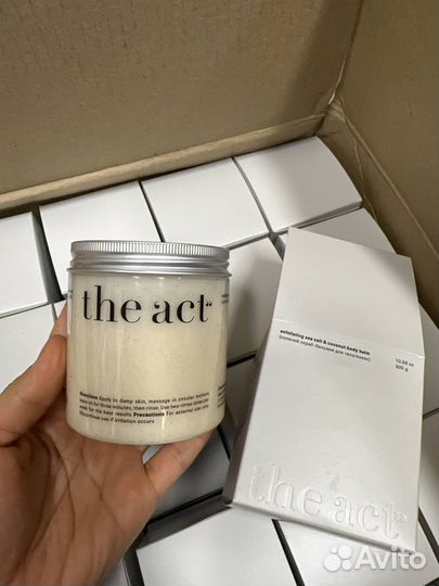 Скраб для тела the act с кокосом