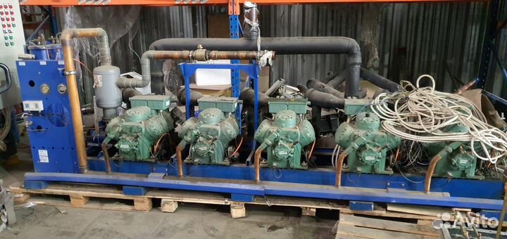 Морозильный агрегат 5x6H-35 -59.5 кВт при Ткип -40