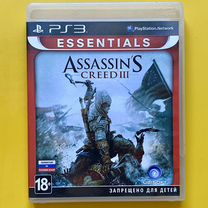 Assassins Creed III диск PS3