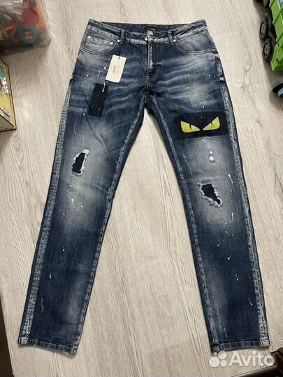 Джинсы мужские fendi