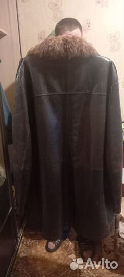 Кожаная куртка мужская 54 56 размер