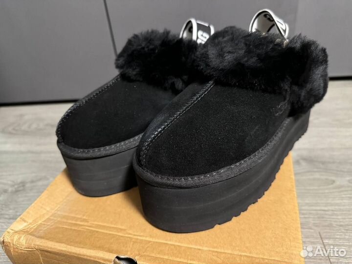 Угги UGG Funkette Slipper Black, 37р, 23см стелька