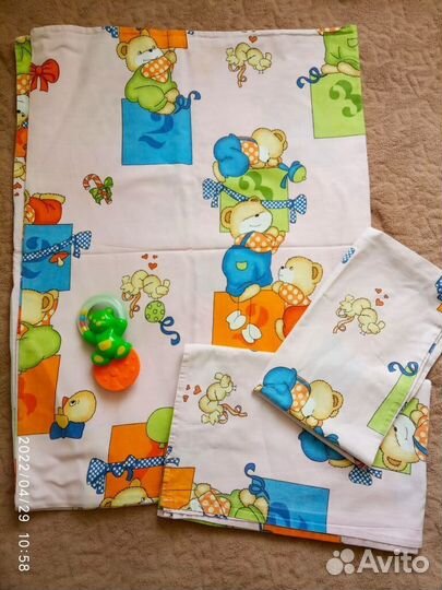 Постельное белье ясельное