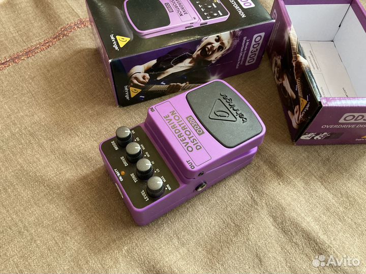 Гитарная педаль Behringer OD300 Овердрайв/Дисторшн