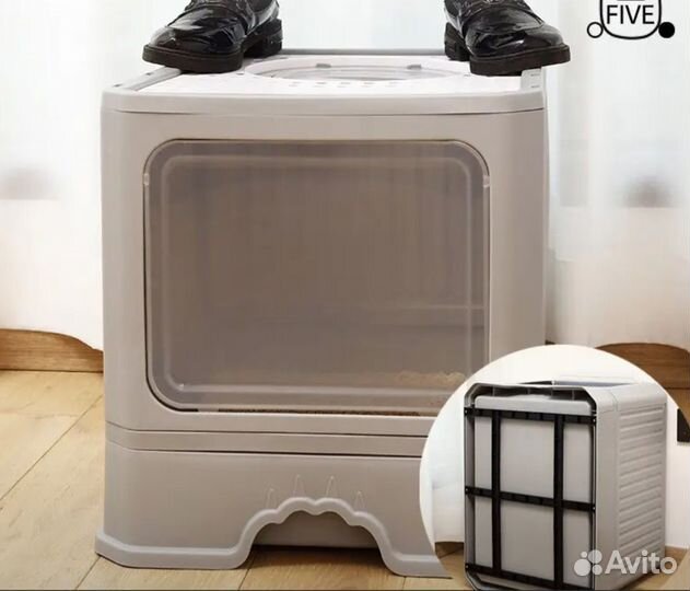 Туалет лоток для кота закрытый. Новый