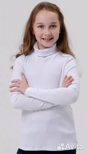 Водолазка белая