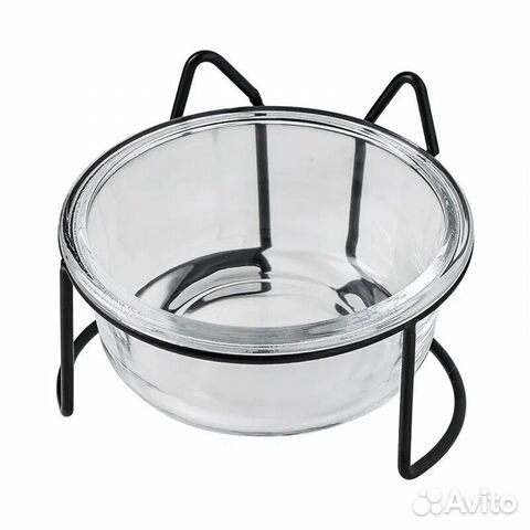 Миски стеклянные для собак и кошек
