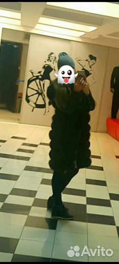 Меховой жилет xs+сапоги 37р-р