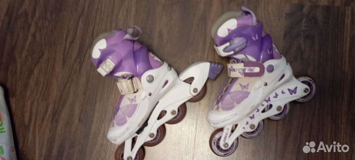 Роликовые коньки детские раздвижные 30-33