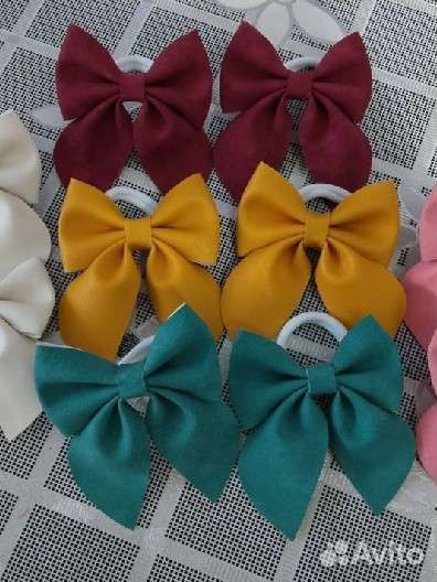 Банты для волос ручной работы