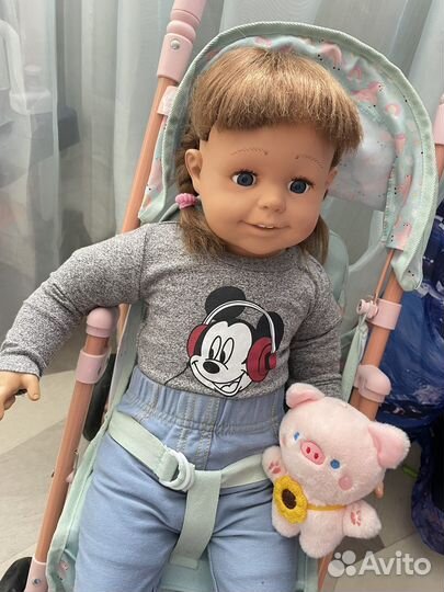 Большая мягконабивная кукла с одеждой