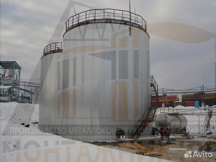 Вертикальные резервуары стальные 300/600/1500/2000