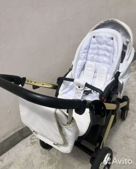 Коляска 2 в 1 эко кожа