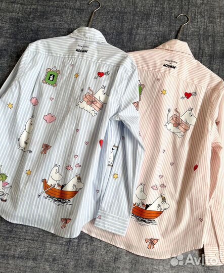 Рубашка acne studios x moomin