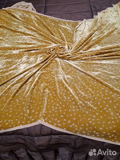 Шелковый пан-бархат винтаж