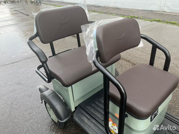 Электрический трицикл трехместный