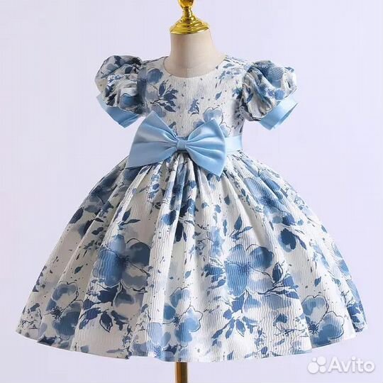 Нарядное пышное платье для девочки 110-128