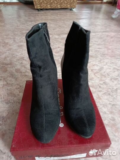 Сапожки демисезон замша