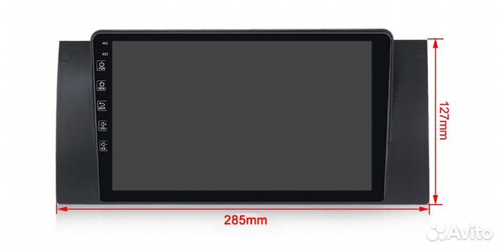 Магнитола BMW 5 E39, BMW X5 E53 Android