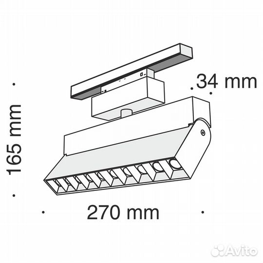 Трековые светильники Maytoni TR015-2-10W3K-B