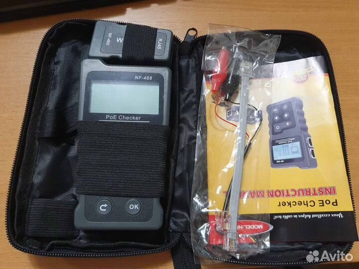 Сетевой кабельный PoE тестер Noyafa NF-488