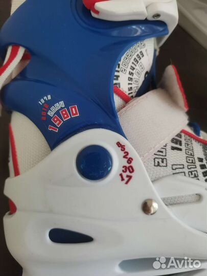 Коньки хоккейные раздвижные детские