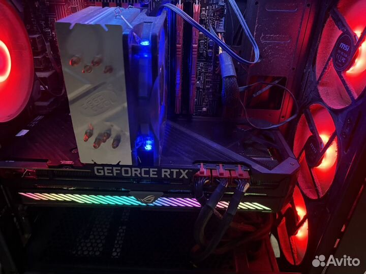 Видеокарта asus GeForce RTX 3070 Ti ROG Strix OC