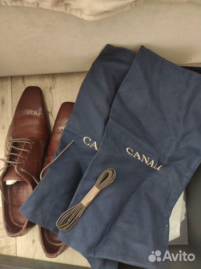 Туфли броги Canali 42 размер (Италия)